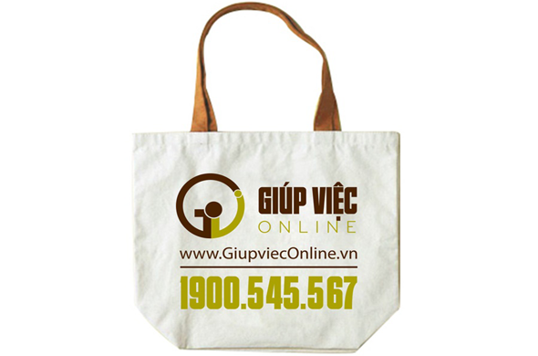 Túi vải chặt góc có đáy